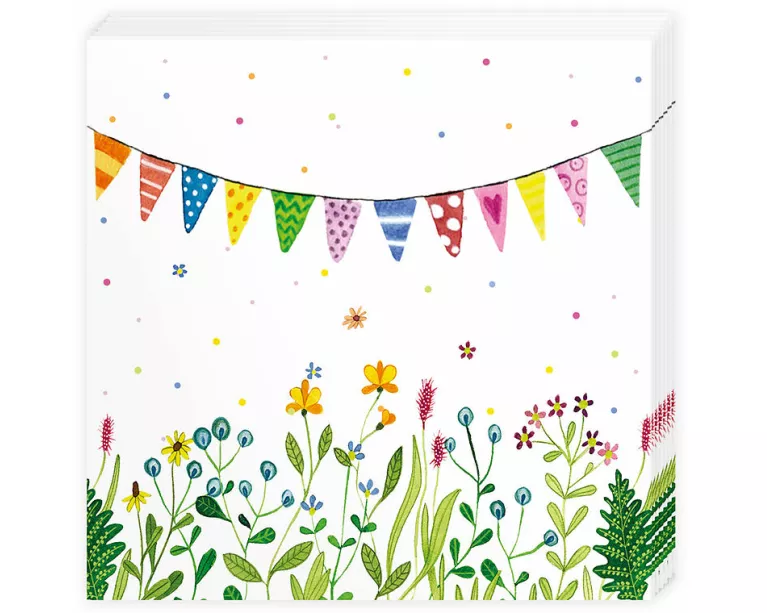 Cocktailserviette. Herzlichen Glückwunsch