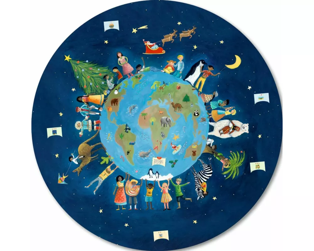 Zettelkalender Weihnachten bei den Kindern der Welt