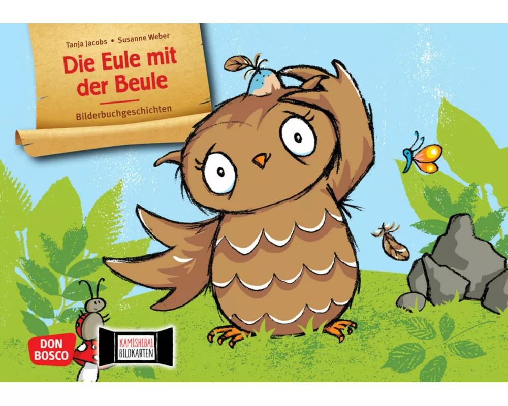 Die Eule mit der Beule. Kamishibai Bildkartenset