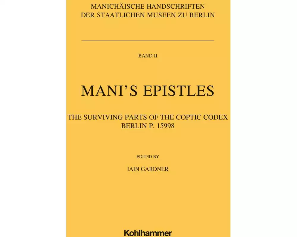 Mani's Epistles