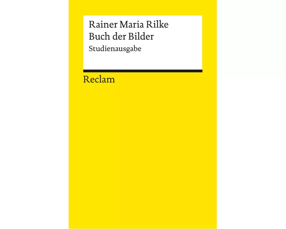 Das Buch der Bilder. Studienausgabe