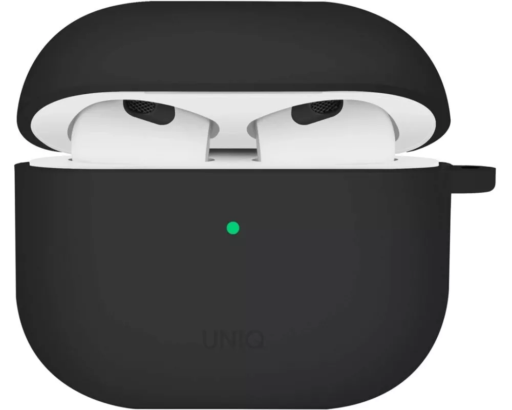 Uniq Transportcase Nexo Silikon AirPod 4th Generation Schwarz