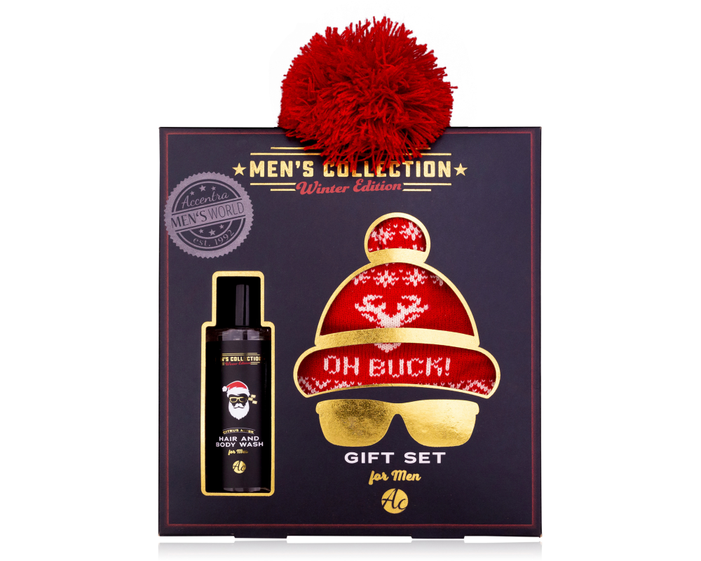 ACCENTRA Geschenkset Mütze 150ml 6059836 MEN'S COLLECTION WINTER ED.