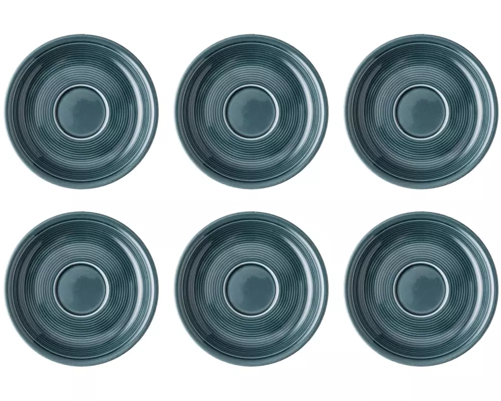 THOMAS Untertasse Trend 6 Stück, Nachtblau