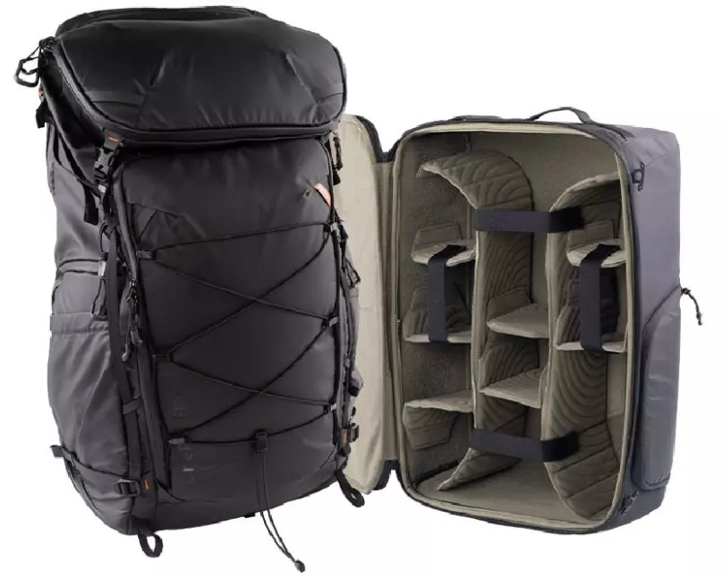 PGYTECH Fotorucksack OnePro Flex + Camera Insert L 50 L, Space Black