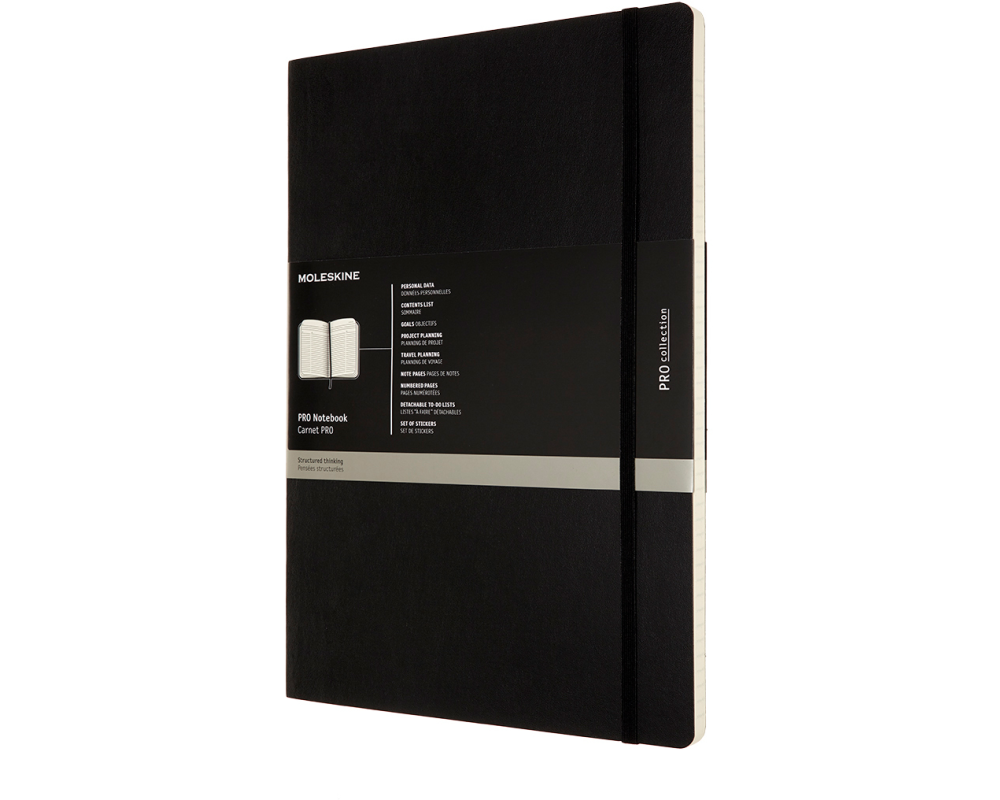 MOLESKINE Notizbuch Prof. SC A4 602718 schwarz, 192 Seiten