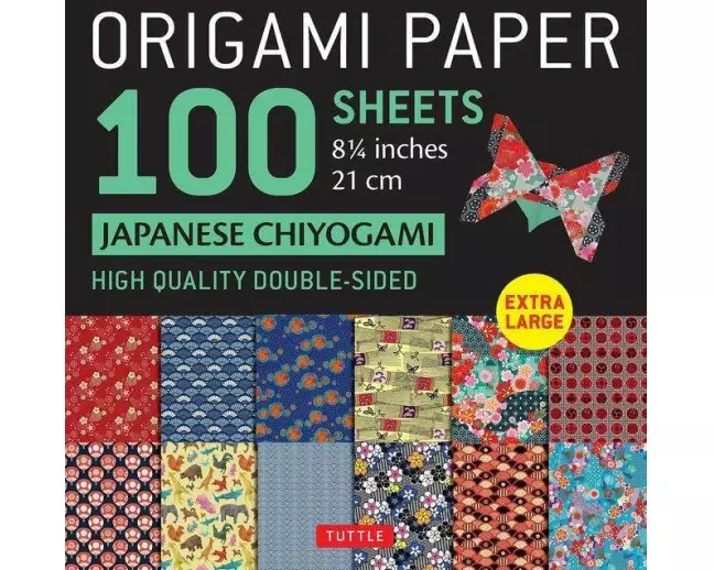 Origami Paper 100 sheets Japanese Chiyogami 8 1/4" (21 cm)