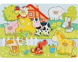 Steckpuzzle Bauernhoftiere