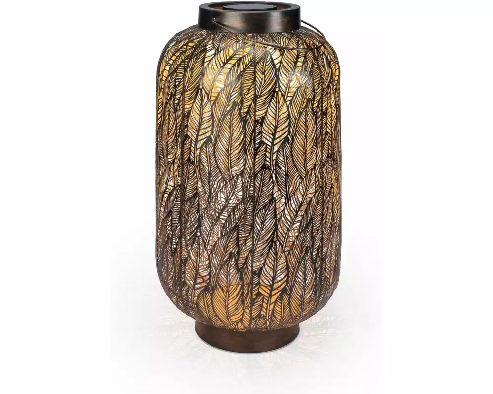 STT Laterne Solar Antic Grand Sombra Schwarz