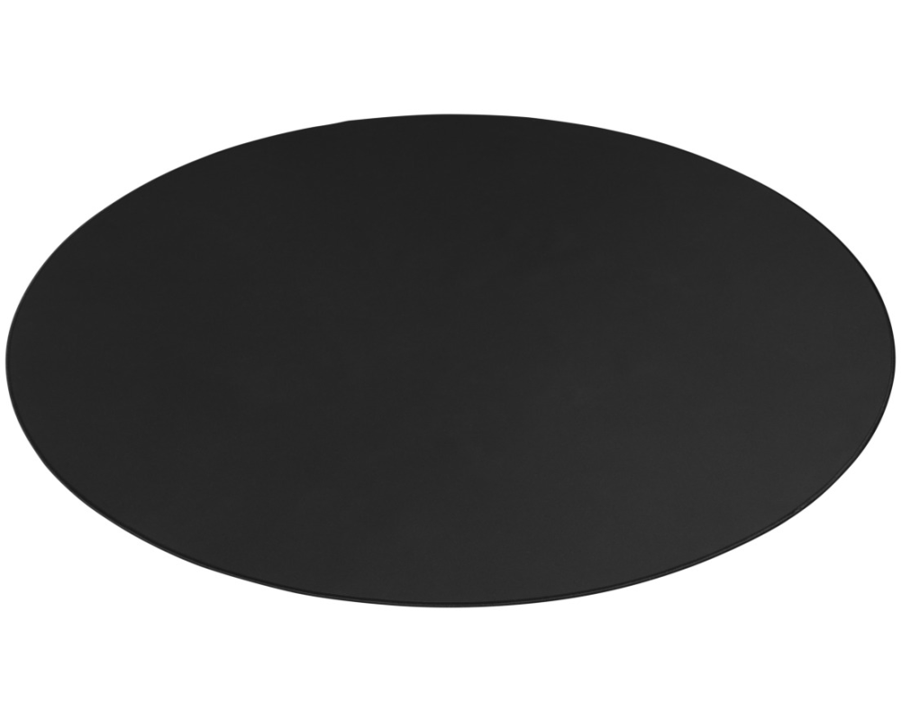 DELTACO Floorpad, round, Black GAM-125 1100x1100x3 mm