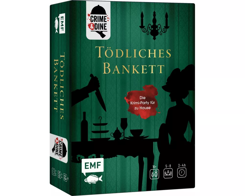 Crime & Dine – Das Krimi-Dinner-Set: Tödliches Bankett