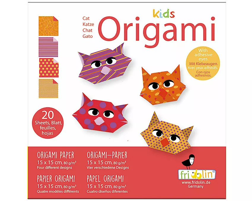 Origamipapier. Kids - Katze