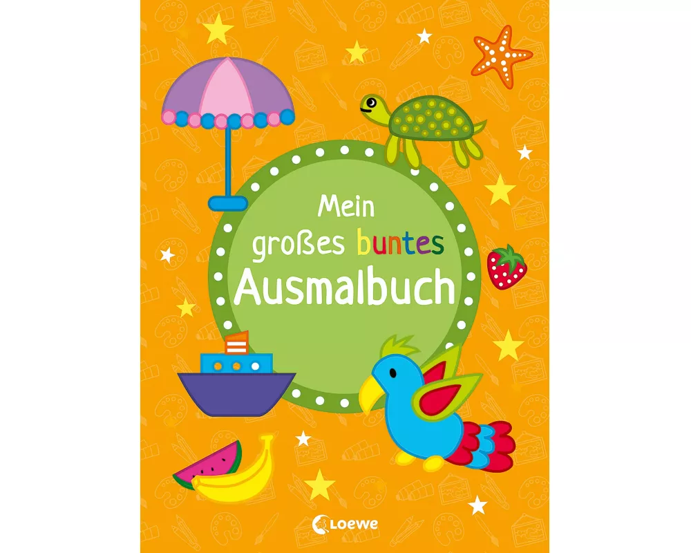 Mein großes buntes Ausmalbuch (Papagei)
