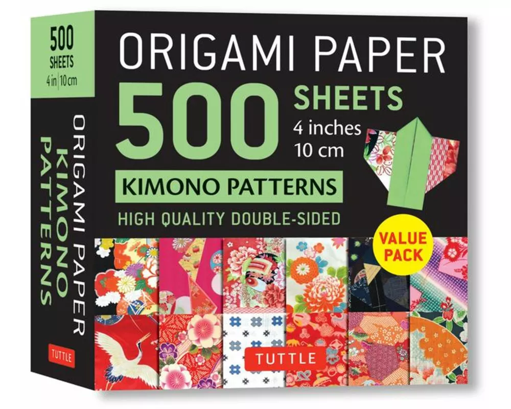 Origami Paper 500 Sheets Kimono Patterns 4" (10 CM)