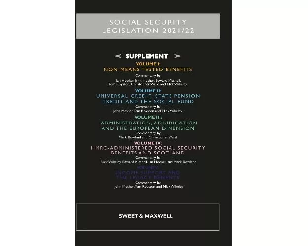 Social Security Legislation 2021/22