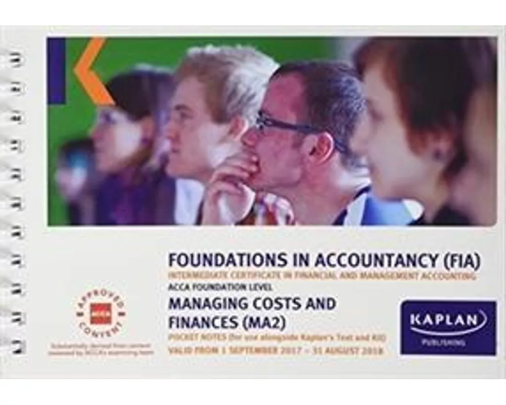 MA2 Managing Costs and Finance - Pocket Notes