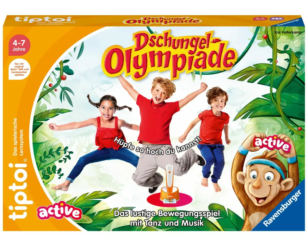 tiptoi ACTIVE Dschungel-Olympiade - ab 4 Jahre