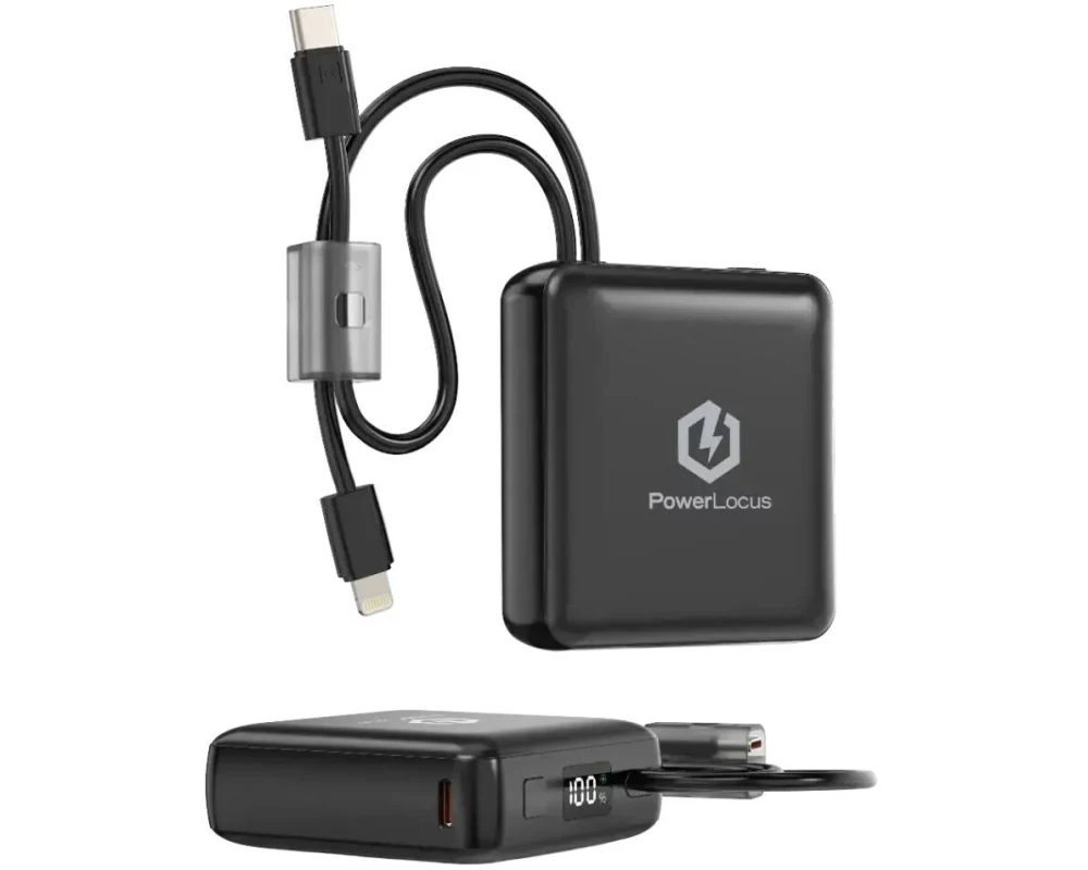PowerLocus PLB-X 10000 mAh PD 20 W Kunststoff Schwarz