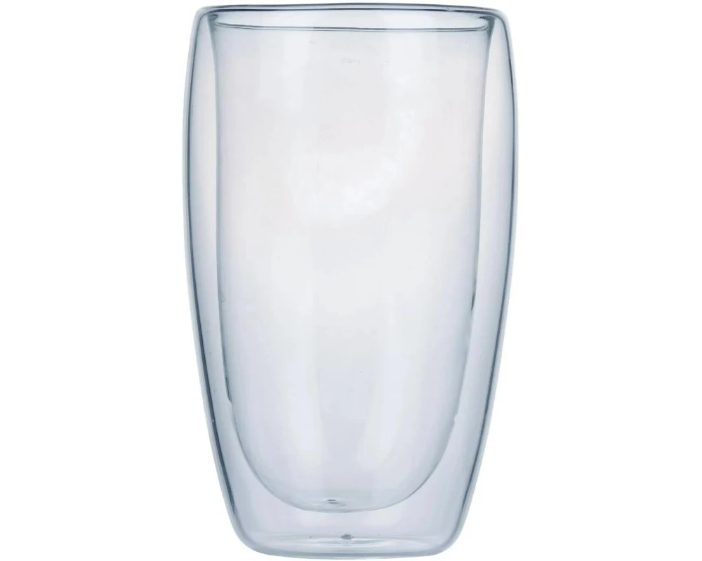 ALPINA Doppelwandiger Glasbecher 450 ml, 1 Stück, Transparent