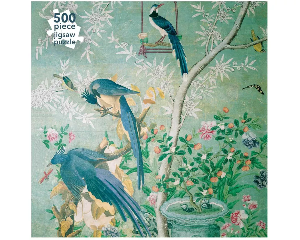 Adult Jigsaw Puzzle John James Audubon: Magpie Jays (500 pieces)