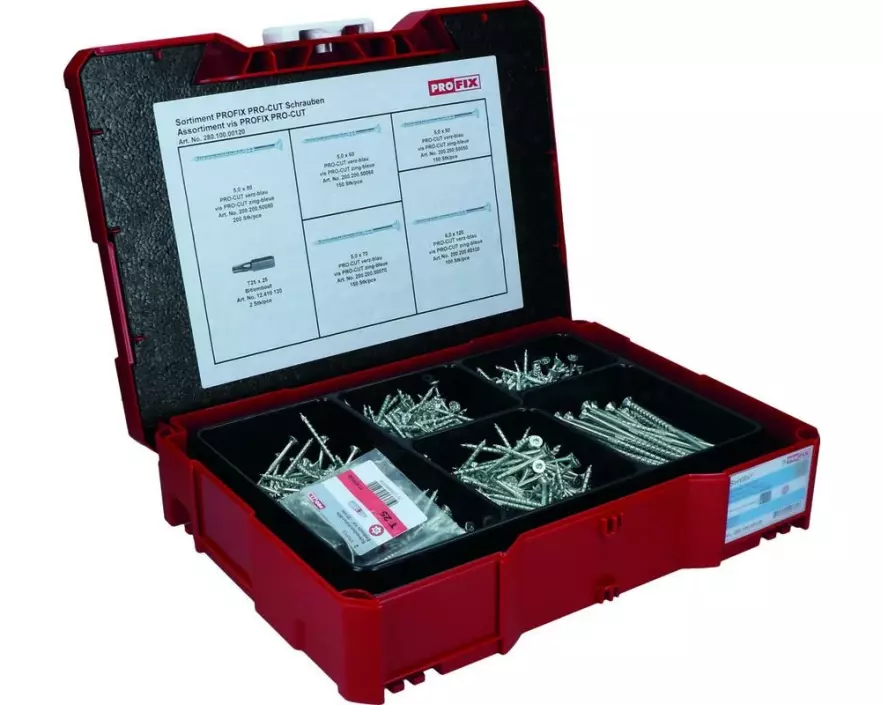 Spax Sortimentskoffer Profix Pro-Cut 398 x 296 x 105 mm