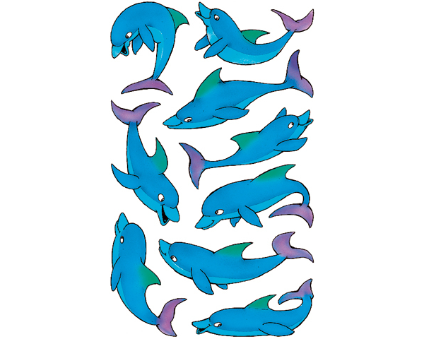 Z-DESIGN Sticker Kids 53444 Delfine 2 Stück
