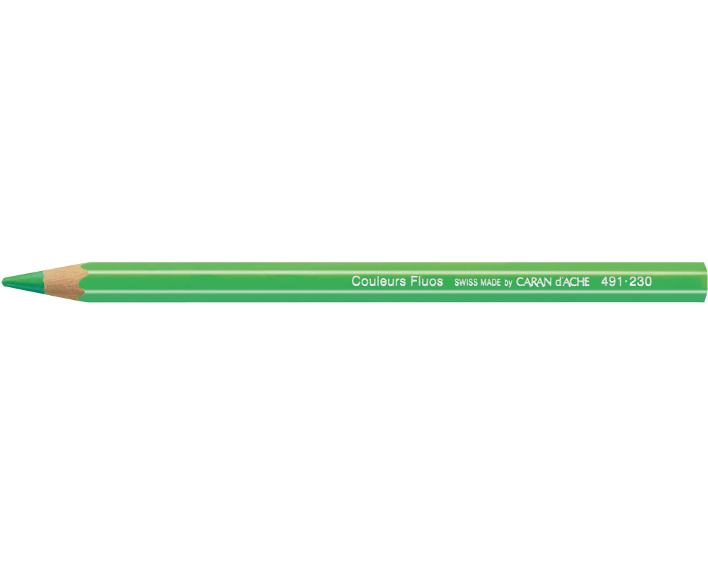 CARAN D'ACHE Farbstift Classic 491.230 grün fluo