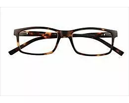 Brille. EDDY, G35100, havanna, mit Metallfederscharnier und Etui, +2.00 dpt