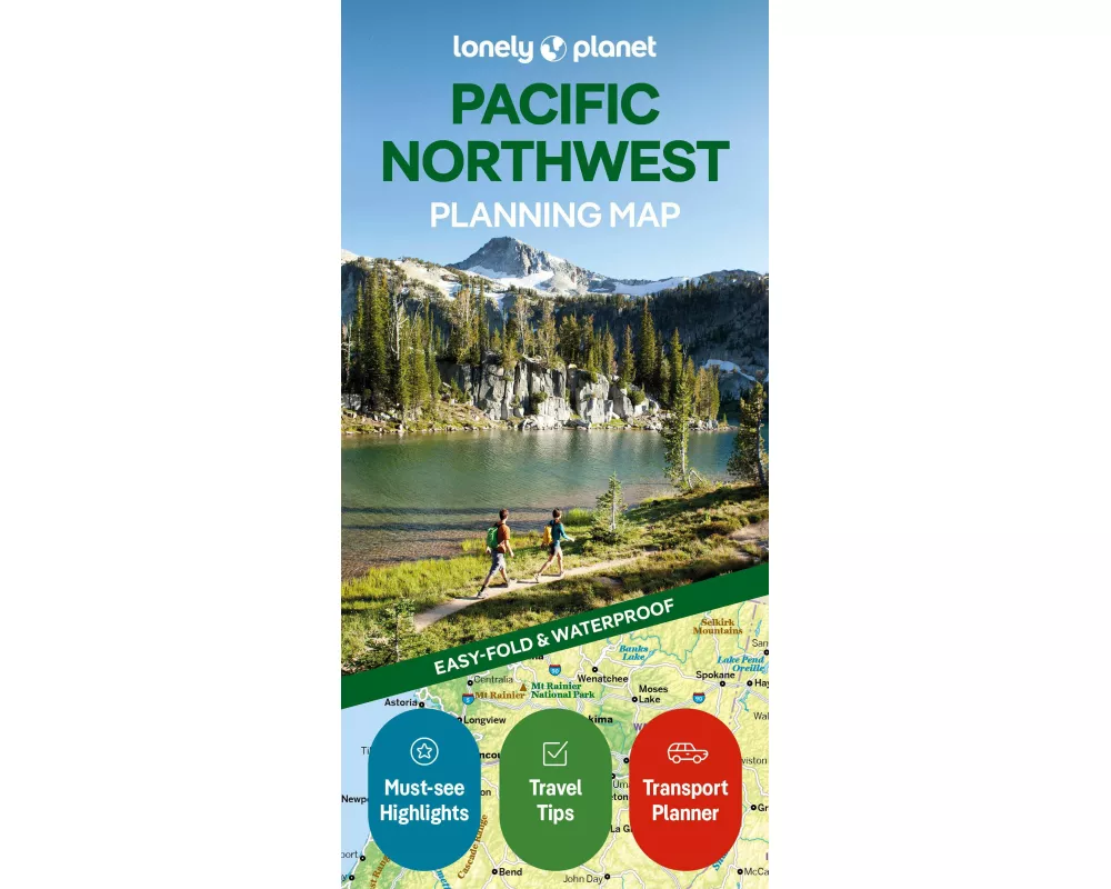 Lonely Planet Pacific Northwest Planning Map