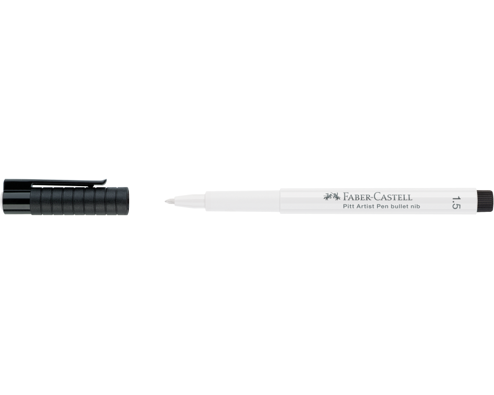 FABER-CASTELL Pitt Artist Pen 1.5mm 167893 weiss
