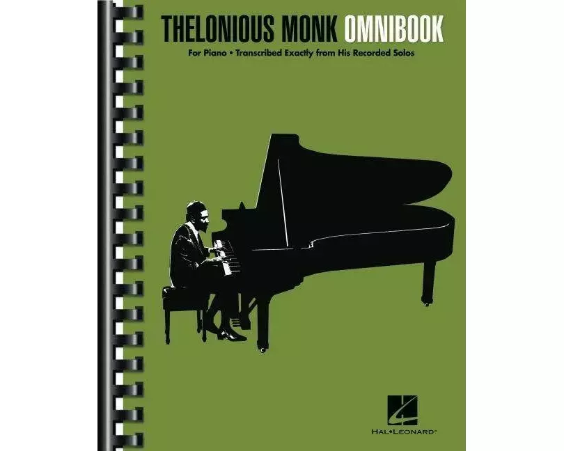 Thelonious Monk Omnibook for Piano Jazz Transcription Songbook with 40 Classic Solos Note-For-Note Sheet Music Collection for Jazz Pianists and Music