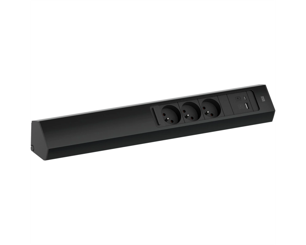 BACHMANN CASIA2 3xUTE 1xUSB A/C 22W 2,0m AEH SW