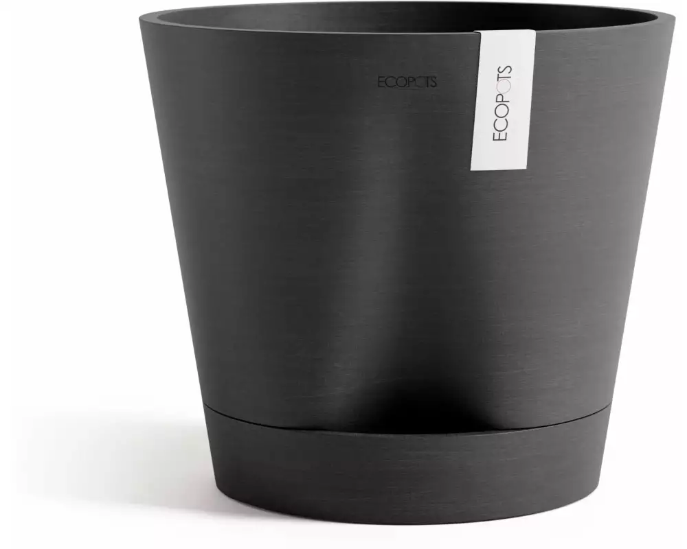 Ecopots Blumentopf Venice 2 Ø 30 cm Dunkelgrau