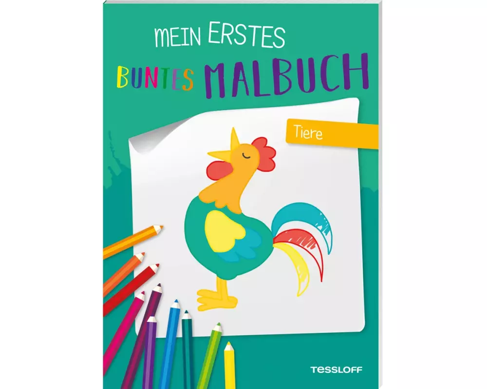 Mein erstes buntes Malbuch. Tiere