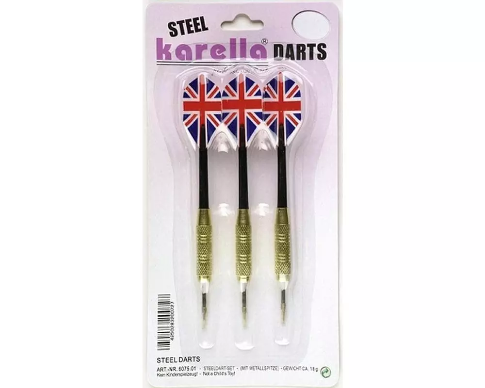 Karella Dartpfeile Steeldart Blister-Set