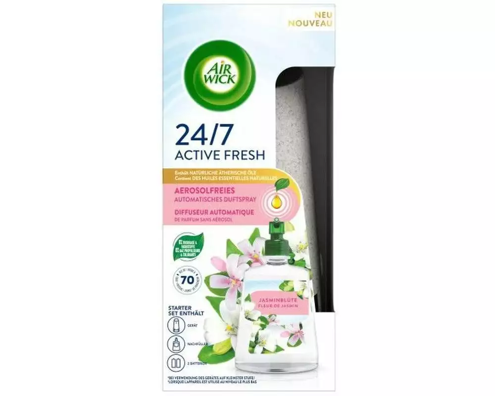 Air Wick Active Fresh Starter-Set Jasminblüte
