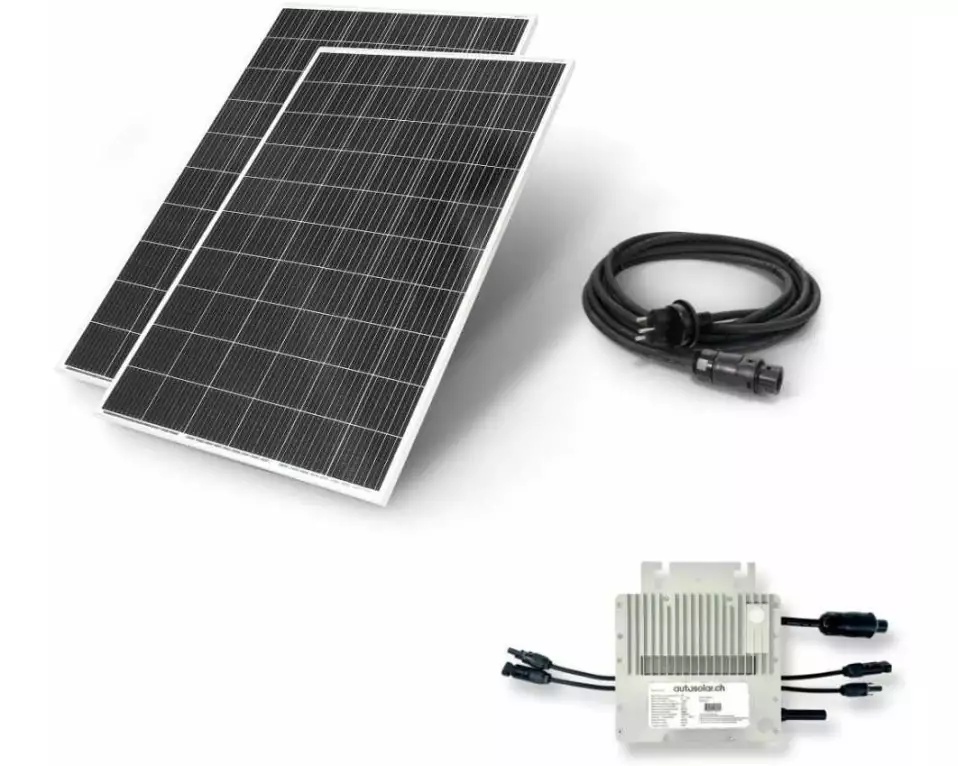 autosolar Solaranlage Balkonkraftwerk 600W
