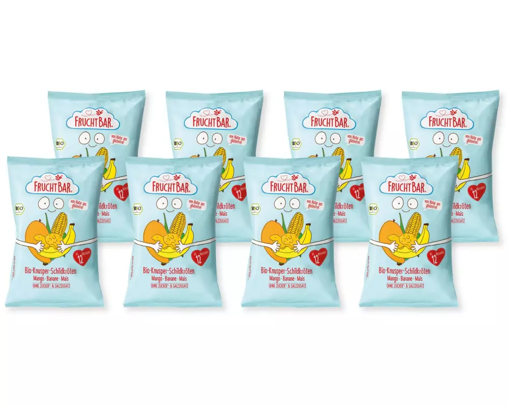 Fruchtbar Knabberspass Knusper Schildkröte 8 x 30g