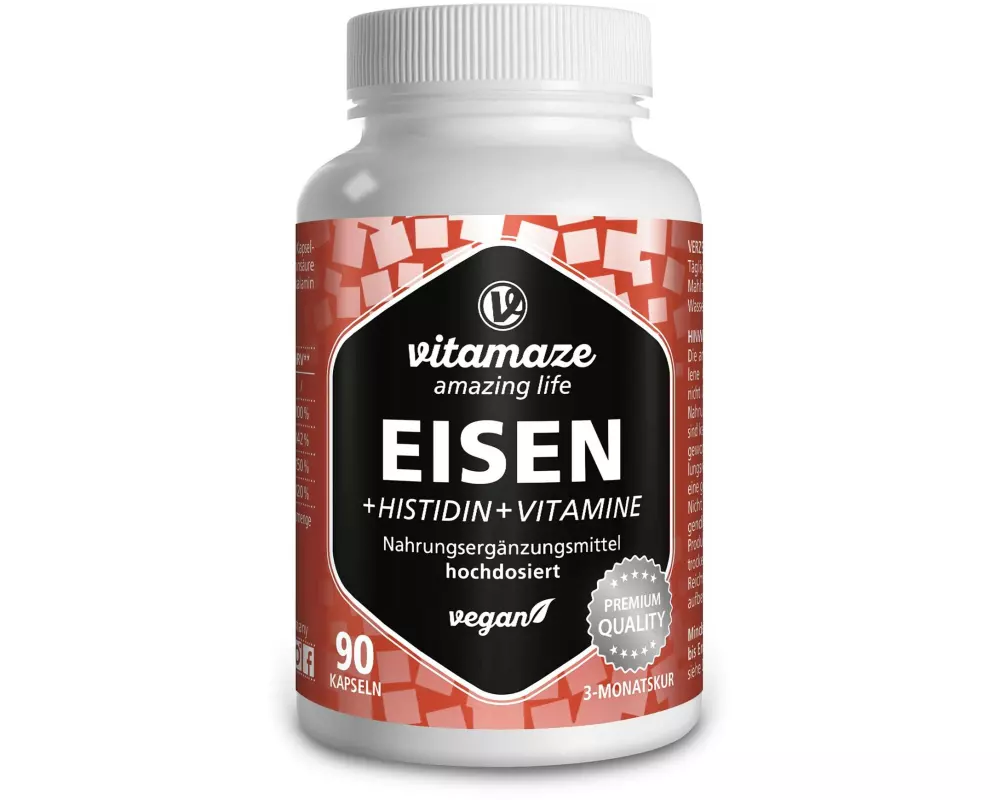Vitamaze Eisen + Histidin + Vitamine 90 Kapseln