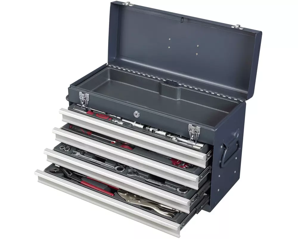 Kraftwerk Werkzeugkiste Basic 1/4"+1/2" 100-teilig