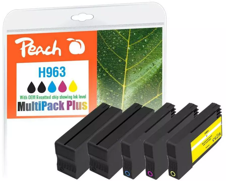 Peach Tinte HP Nr. 963 Multi-Pack Plus C/M/Y/BK