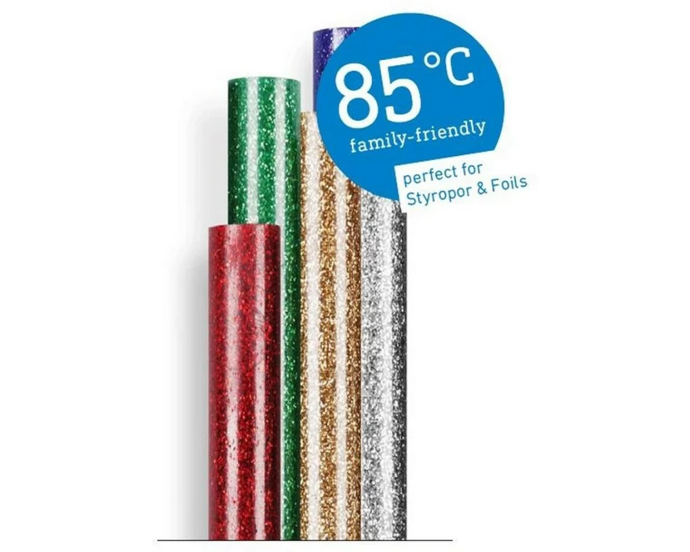 Steinel Heissklebesticks Glitzer 85° Ø 7 mm 150 mm, 96g, 16 Sticks