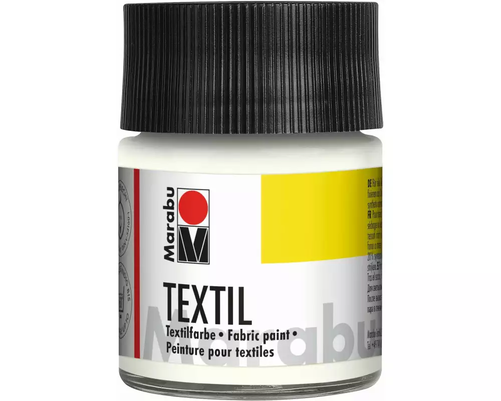 Marabu Textilfarbe 50 ml, Weiss