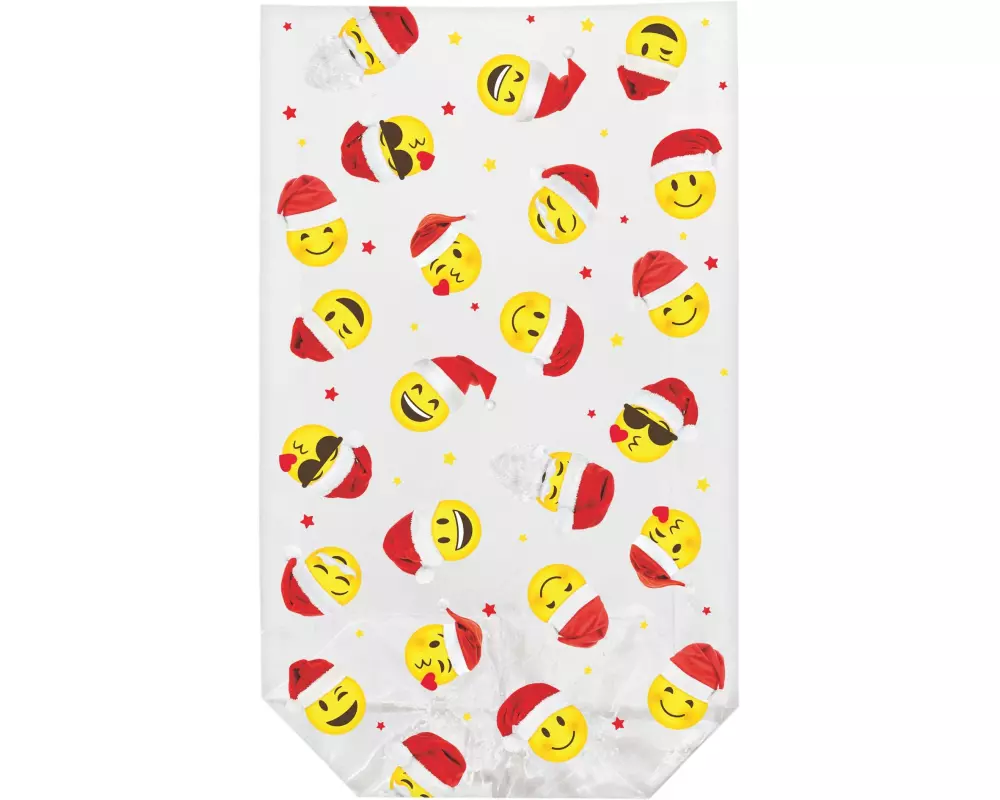 Braun + Company Klarsichtbeutel, Smiley, 11.5 x 19 cm, 10 Stk