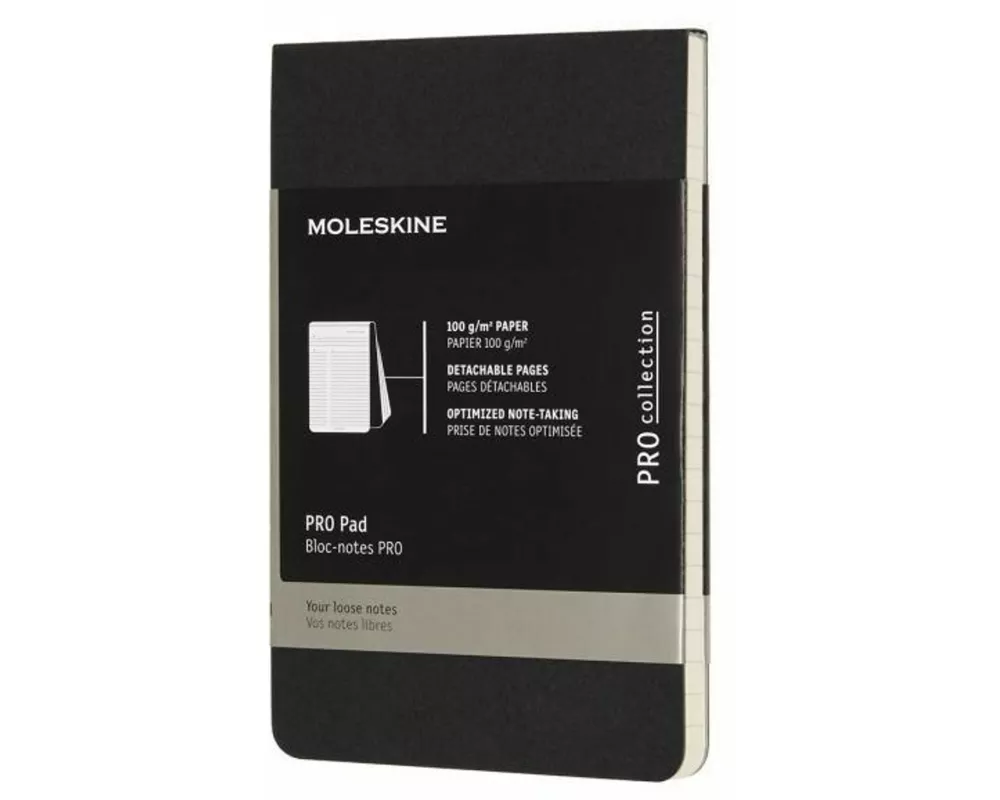 Moleskine Pad P/A6, Ruled, Soft Cover, Black