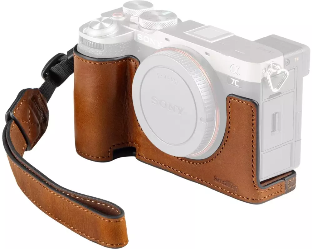 Smallrig Ledertaschen-Set für Sony Alpha 7C II / Alpha 7CR