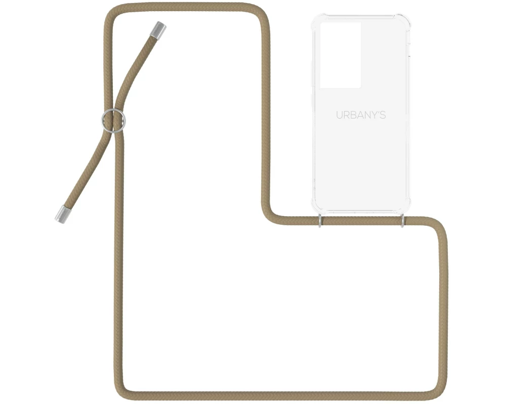 Urbany's Necklace Case Galaxy S21 Ultra Beach Beauty Transparent