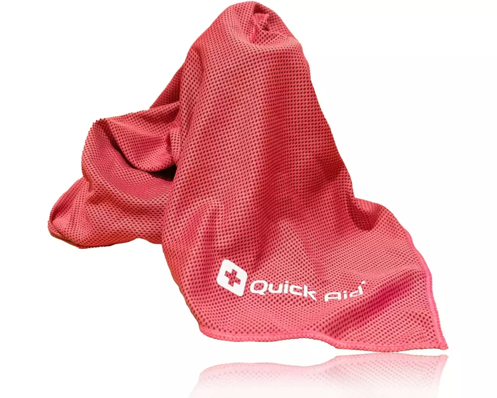 Quick Aid Erste-Hilfe-Set Kühltuch Pink