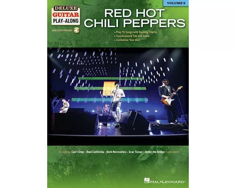 Red Hot Chili Peppers Deluxe Guitar Play-Along Volume 6 Book/Online Audio