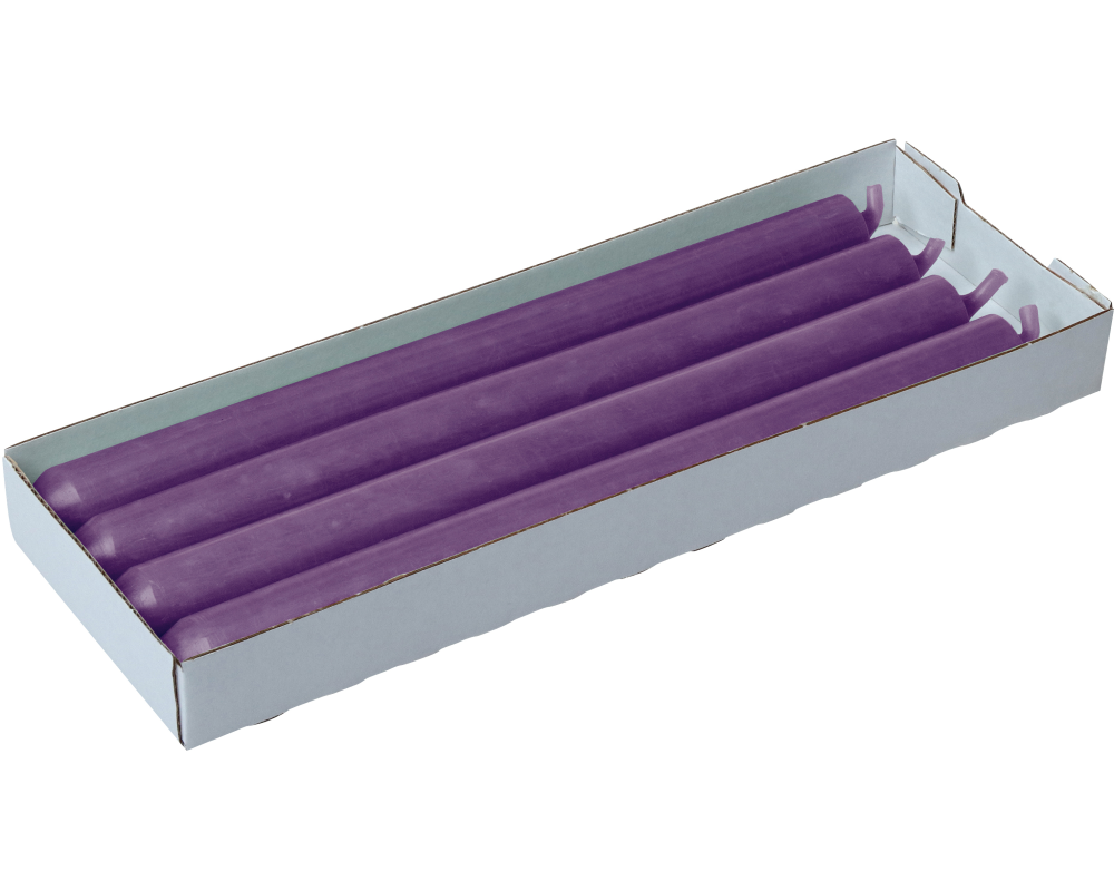 STEINHART Stabkerzen 250x22mm 2317166000 beere 4 Stück